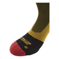 2XU Vectr Light Cushion Crew Sock Winter Moss/chilli Oil 7 2XU Vectr Light Cushion Crew Sock Winter Moss/chilli Oil -Majice s tankom Prodajna trgovina 60783 69 004