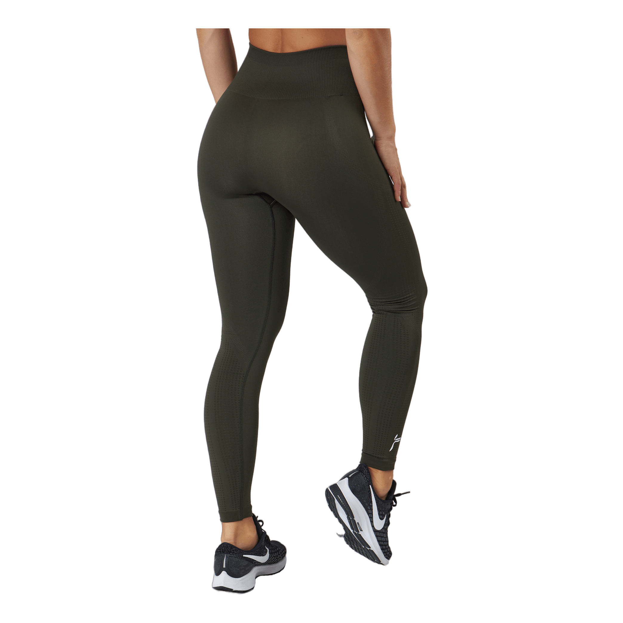 Famme Anfrag Tights 2 Olive 5 Famme Anfrag Tights 2 Olive - Image 3