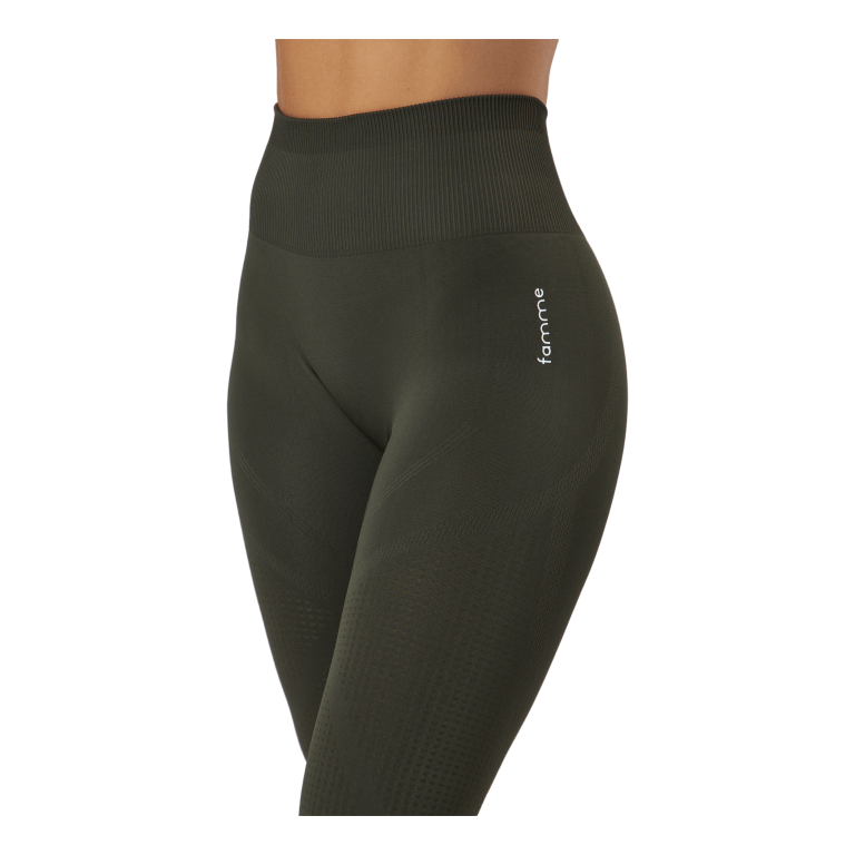 Famme Anfrag Tights 2 Olive 8 Famme Anfrag Tights 2 Olive - Image 6