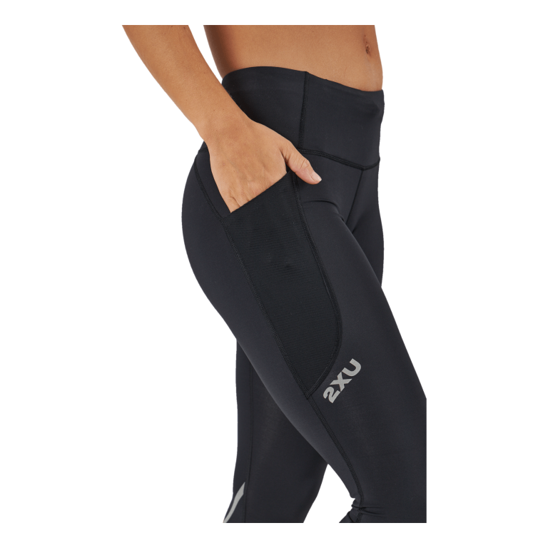 2XU Aero Mid-rise Comp Tights Black/silver Reflective 6 2XU Aero Mid-rise Comp Tights Black/silver Reflective - Image 4