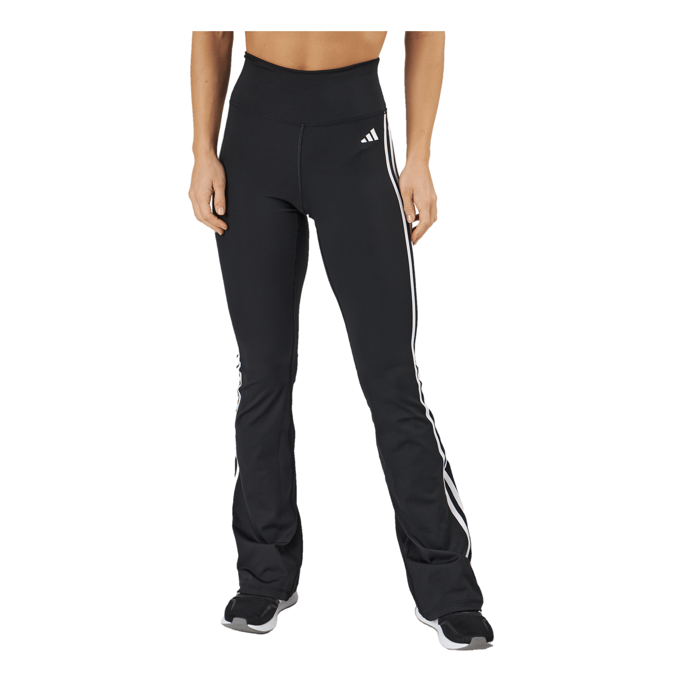 ADIDAS Training Essentials Flared Leggings Black 3 ADIDAS Training Essentials Flared Leggings Black