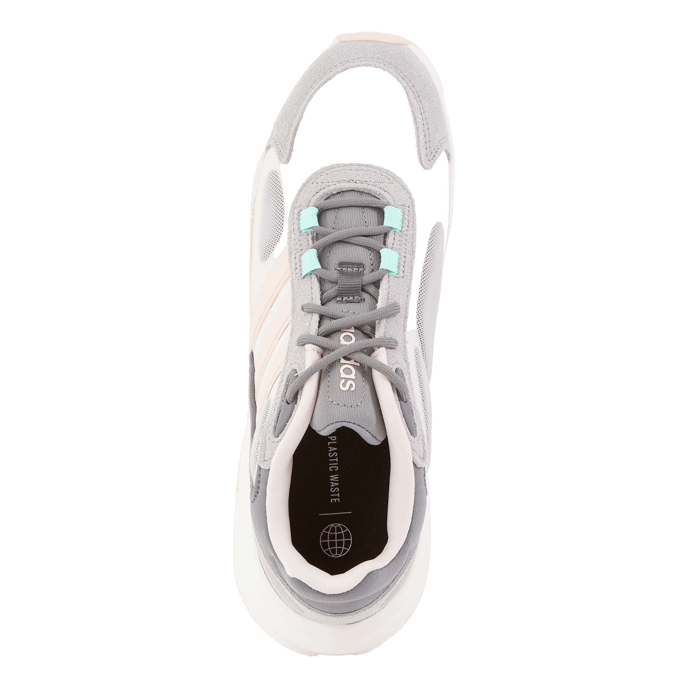 ADIDAS Ozelle Cloudfoam Lifestyle Running Shoes Core White 7 ADIDAS Ozelle Cloudfoam Lifestyle Running Shoes Core White - Image 5