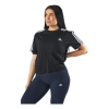 ADIDAS Essentials 3-Stripes Single Jersey Crop Top Black 2 ADIDAS Essentials 3-Stripes Single Jersey Crop Top Black -Majice s tankom Prodajna trgovina 60930 25 001