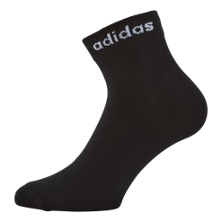 ADIDAS Think Linear Ankle Socks 3 Pairs Black