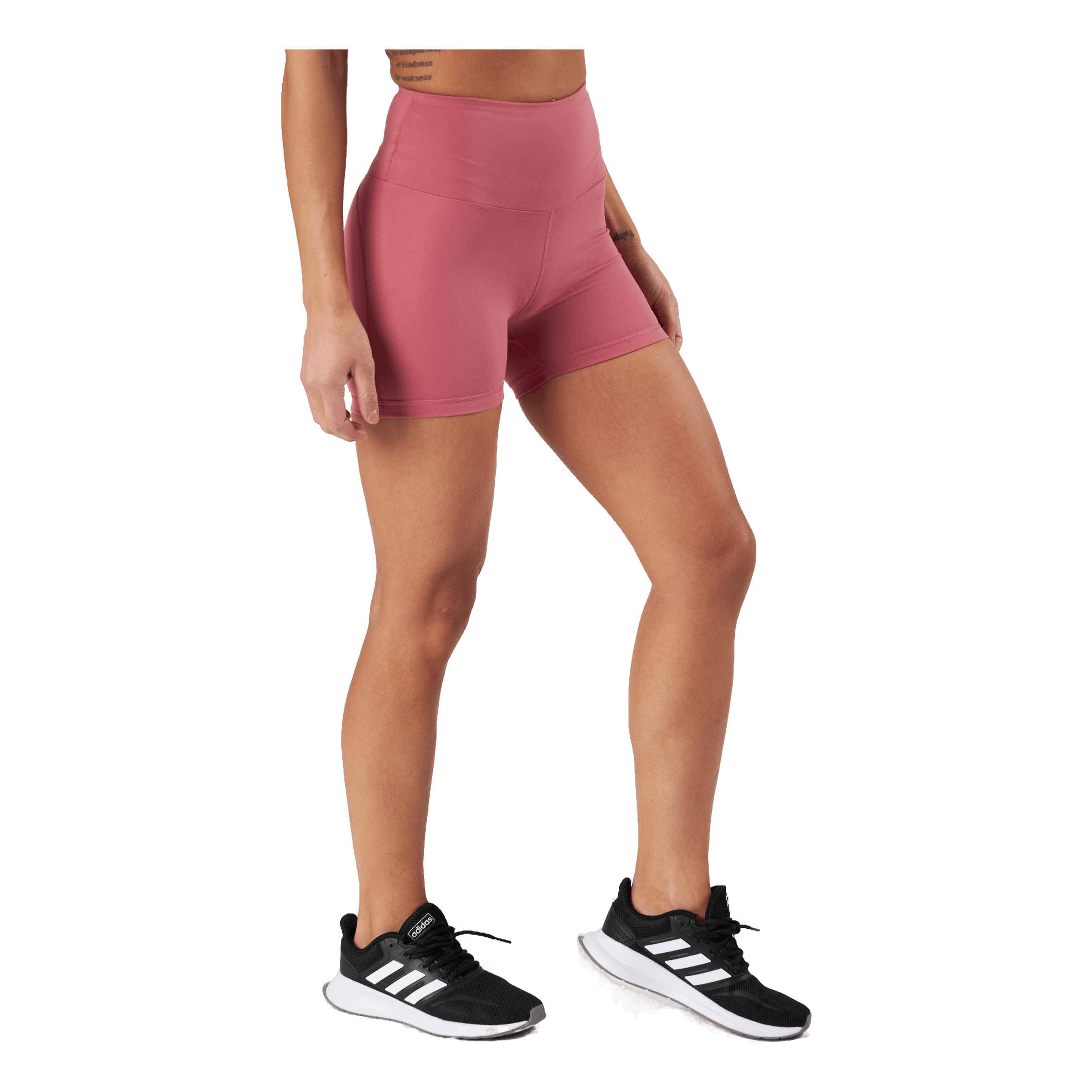 ADIDAS Yoga Essentials High-Waisted Short Leggings Pnkstr 4 ADIDAS Yoga Essentials High-Waisted Short Leggings Pnkstr - Image 2