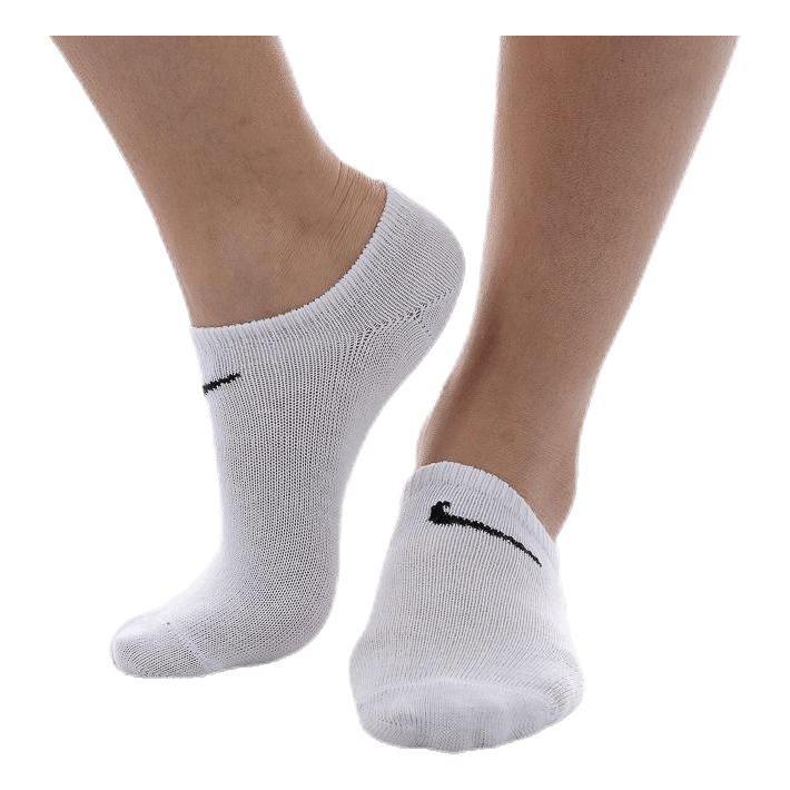 Nike 3-pack Lightweight No Show White/Black 4 Nike 3-pack Lightweight No Show White/Black - Image 2