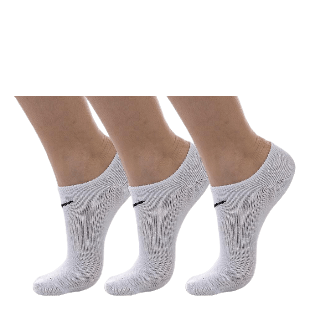 Nike 3-pack Lightweight No Show White/Black 3 Nike 3-pack Lightweight No Show White/Black
