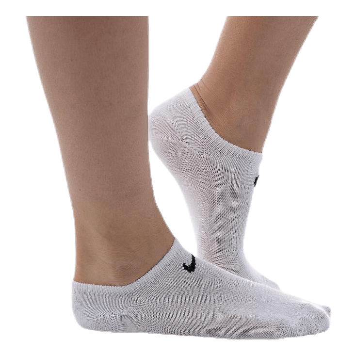 Nike 3-pack Lightweight No Show White/Black 7 Nike 3-pack Lightweight No Show White/Black - Image 5