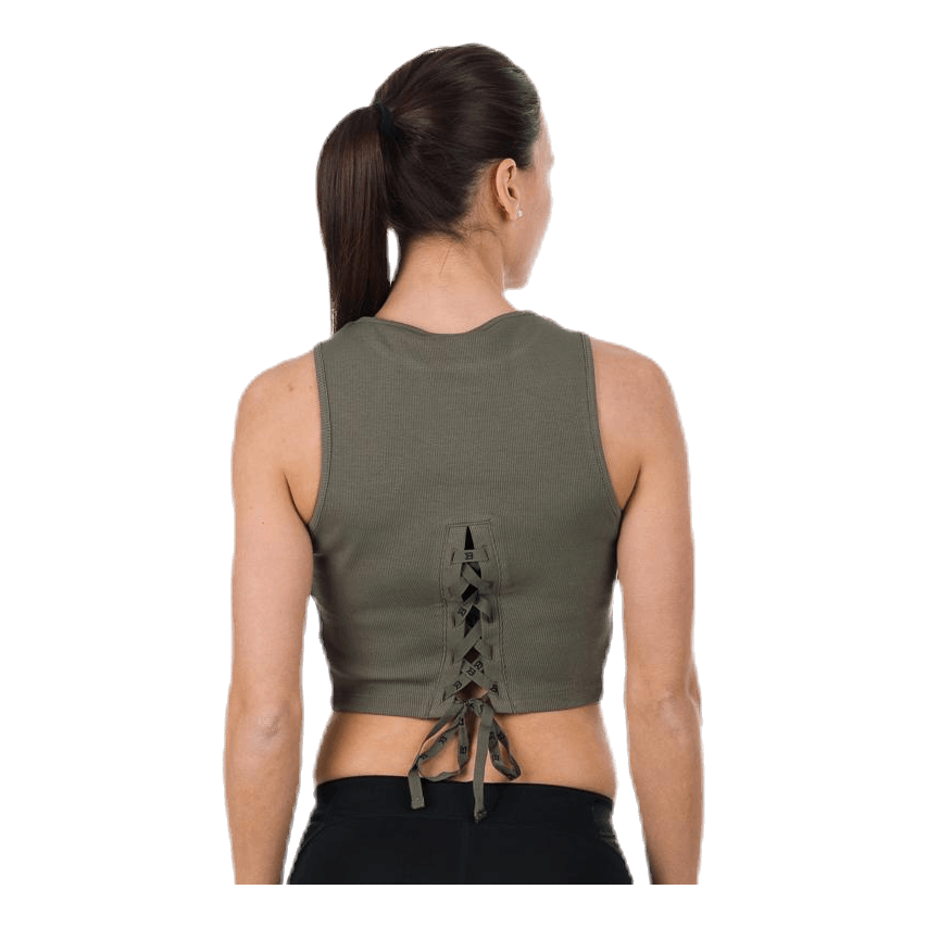 Better Bodies Astoria Laced Tank Green 4 Better Bodies Astoria Laced Tank Green - Image 2