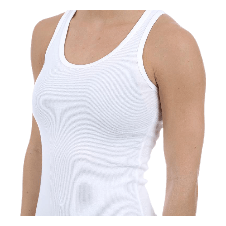 Bread & Boxers Tank Ribbed White 6 Bread & Boxers Tank Ribbed White - Image 4