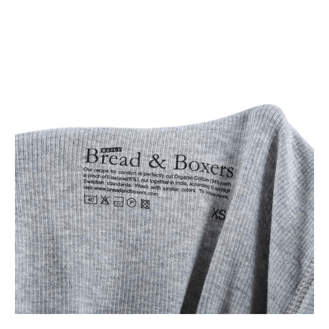 Bread & Boxers Tank Ribbed Grey 7 Bread & Boxers Tank Ribbed Grey - Image 5