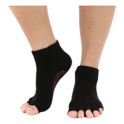 Norfolk Pilates Socks - Rosita Black