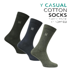 Norfolk 3-Pack Casual Socks - Brody Patterned