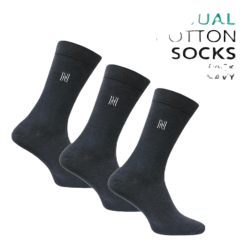 Norfolk 3-Pack Casual Socks - Brody Blue