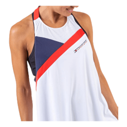 Tommy Hilfiger Sport Blocked High Neck Tank Logo White -Majice s tankom Prodajna trgovina 8719859576728 007 a490cb49f8d443c194aa50bd69fad6fb