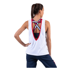 Tommy Hilfiger Sport Open Back Tape Tank Top White -Majice s tankom Prodajna trgovina 8719859577626 003 ff3381ef103e492eafff46cc693cabe2