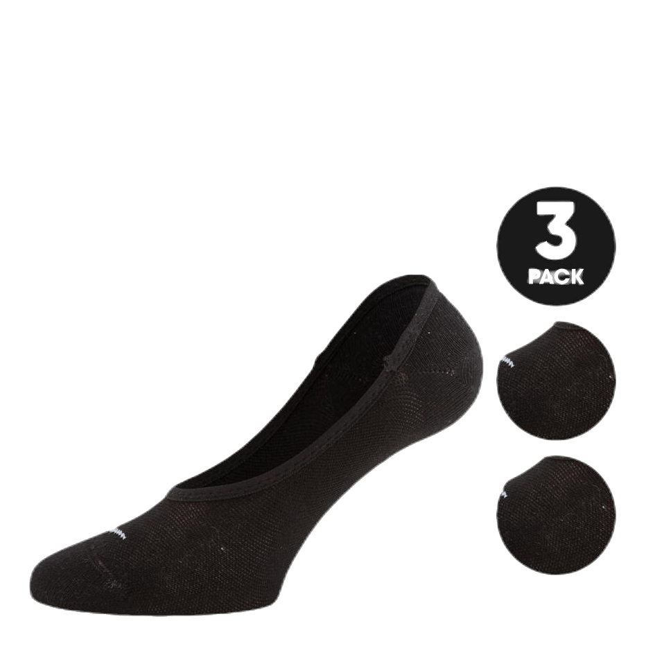 Nike Everyday Lightweight Women's Training Footie Socks (3 Pairs) BLACK/WHITE 3 Nike Everyday Lightweight Women's Training Footie Socks (3 Pairs) BLACK/WHITE