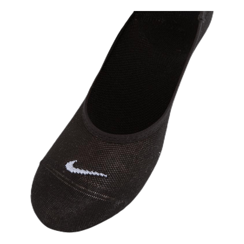 Nike Everyday Lightweight Women's Training Footie Socks (3 Pairs) BLACK/WHITE 6 Nike Everyday Lightweight Women's Training Footie Socks (3 Pairs) BLACK/WHITE - Image 4