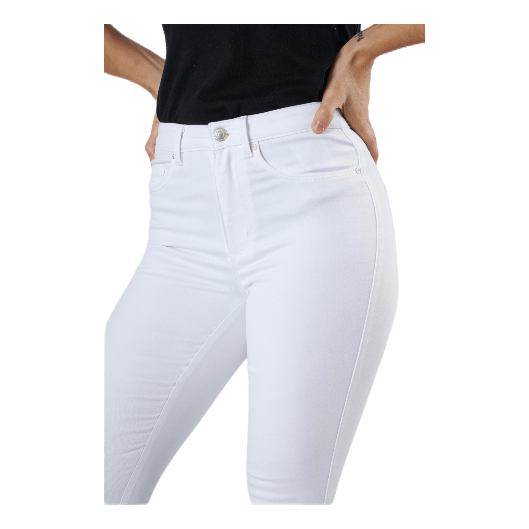 ONLY Royal Life Hw Sk Jeans White 7 ONLY Royal Life Hw Sk Jeans White - Image 5