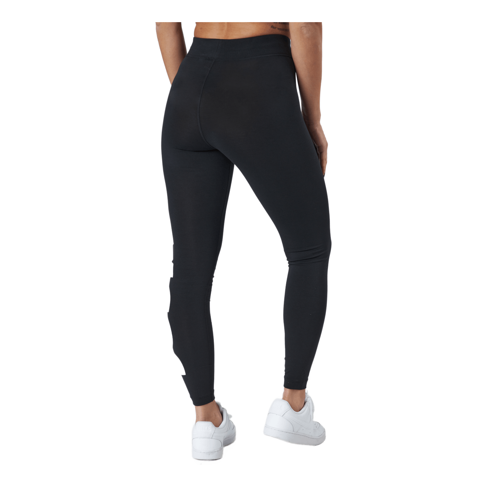 Nike Sportswear Essential Women's High-Waisted Graphic Leggings BLACK/WHITE 5 Nike Sportswear Essential Women's High-Waisted Graphic Leggings BLACK/WHITE - Image 3